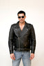 LEATHER BIKER JACKET