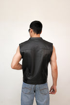 LEATHER VEST