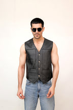 LEATHER VEST