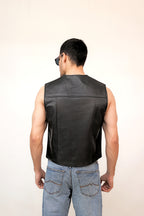 LEATHER VEST