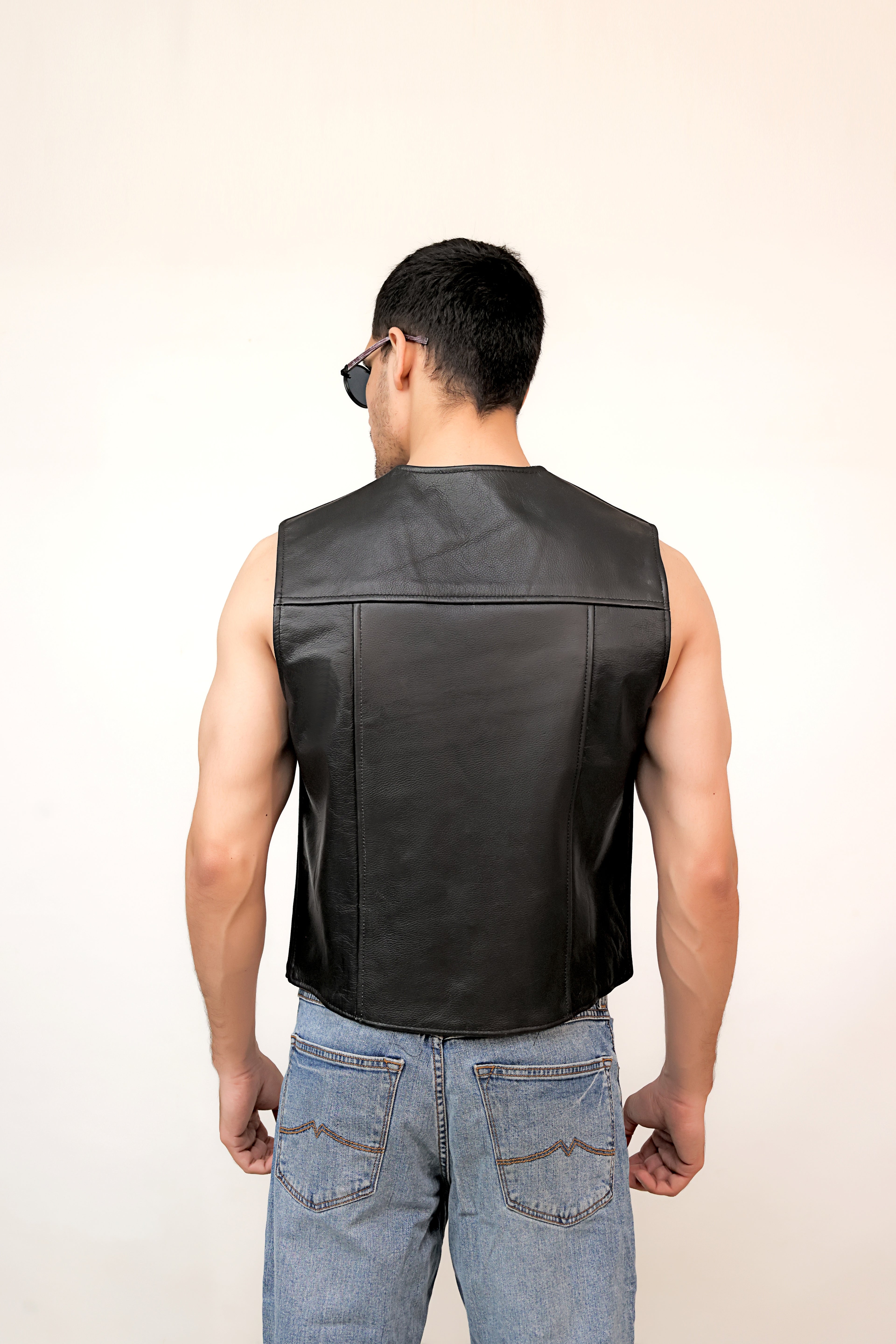 LEATHER VEST