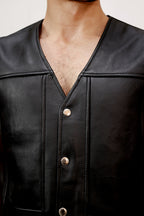 LEATHER VEST