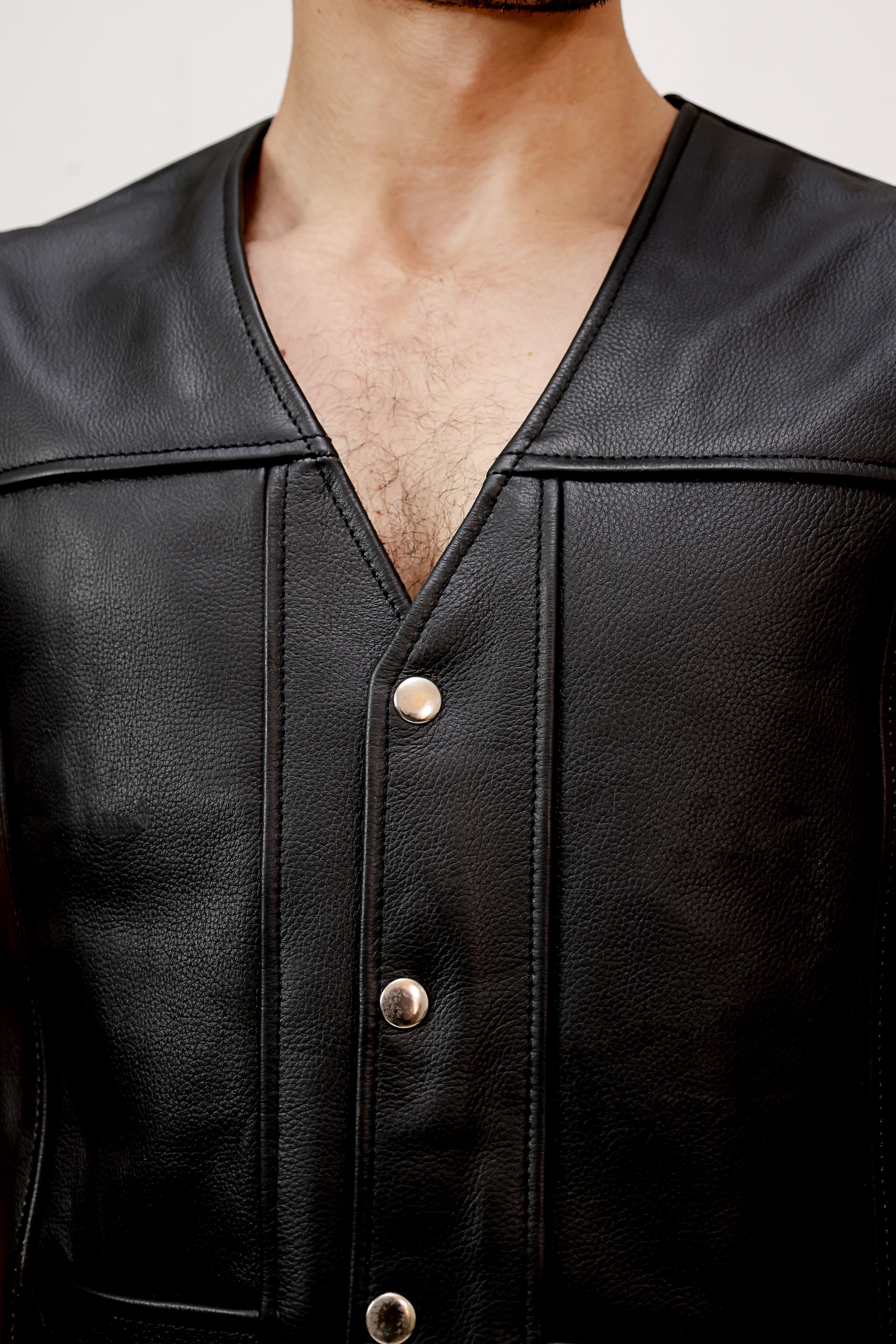 LEATHER VEST