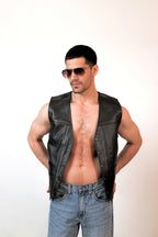 LEATHER VEST