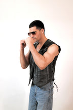 LEATHER VEST