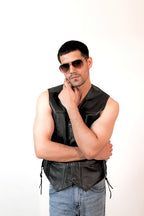 LEATHER VEST