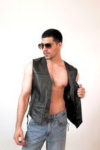 LEATHER VEST